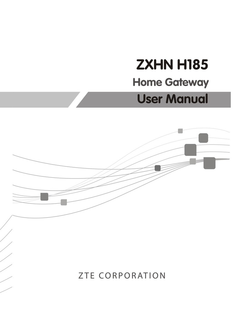 Zte ZXHN H185 user manual