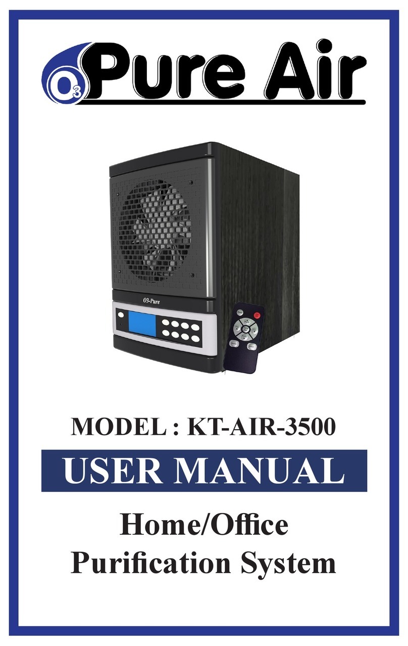 PureAir KT-AIR-3500 user manual