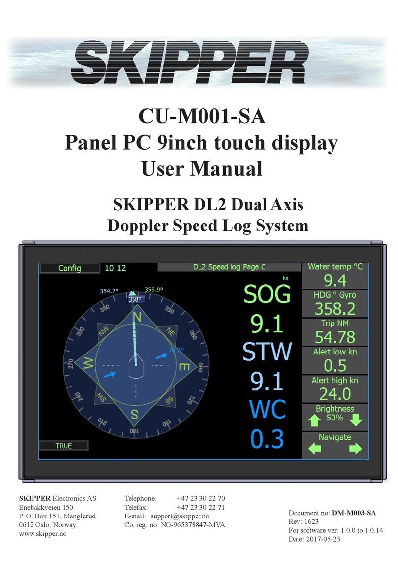 Skipper CU-M001-SA User manual