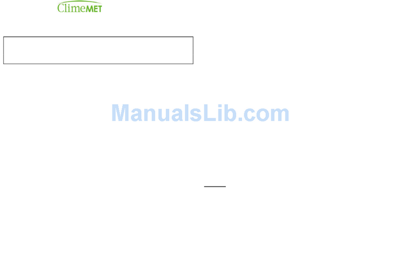 ClimeMET CM2011 instruction manual