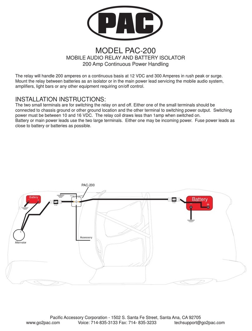 PAC PAC-200 Service manual