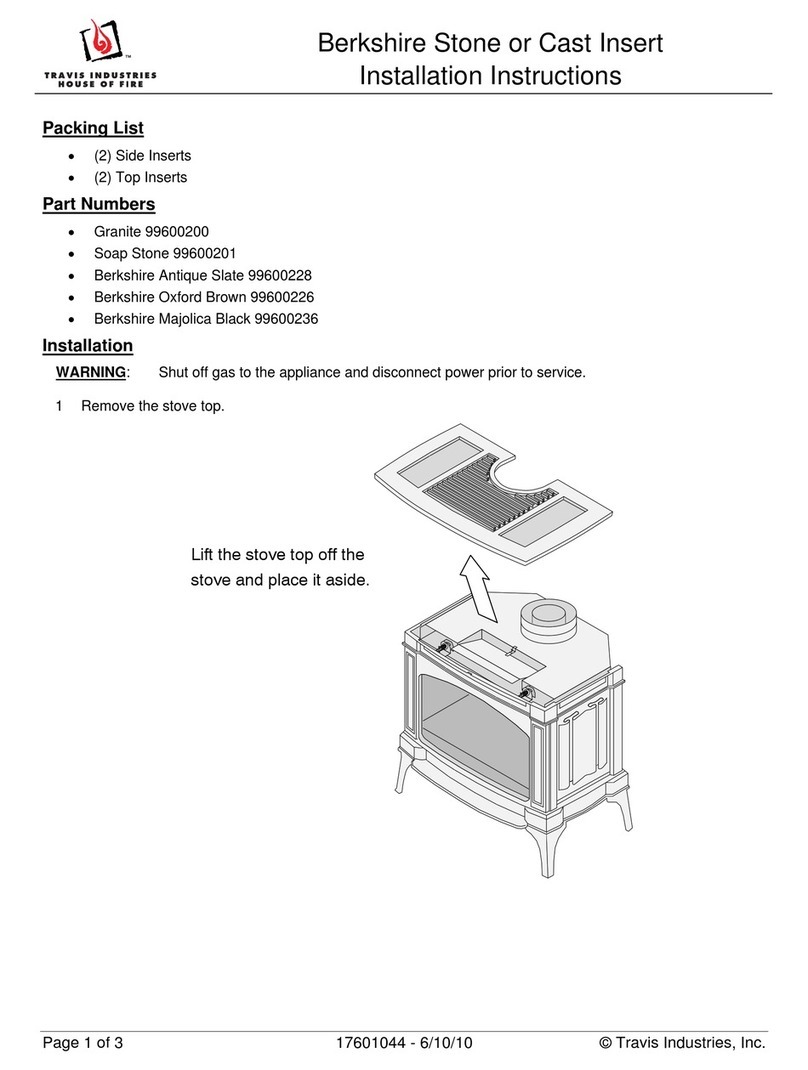 Travis Industries Granite 99600200 Service manual Travis Industries Granite 99600200 Service manual
