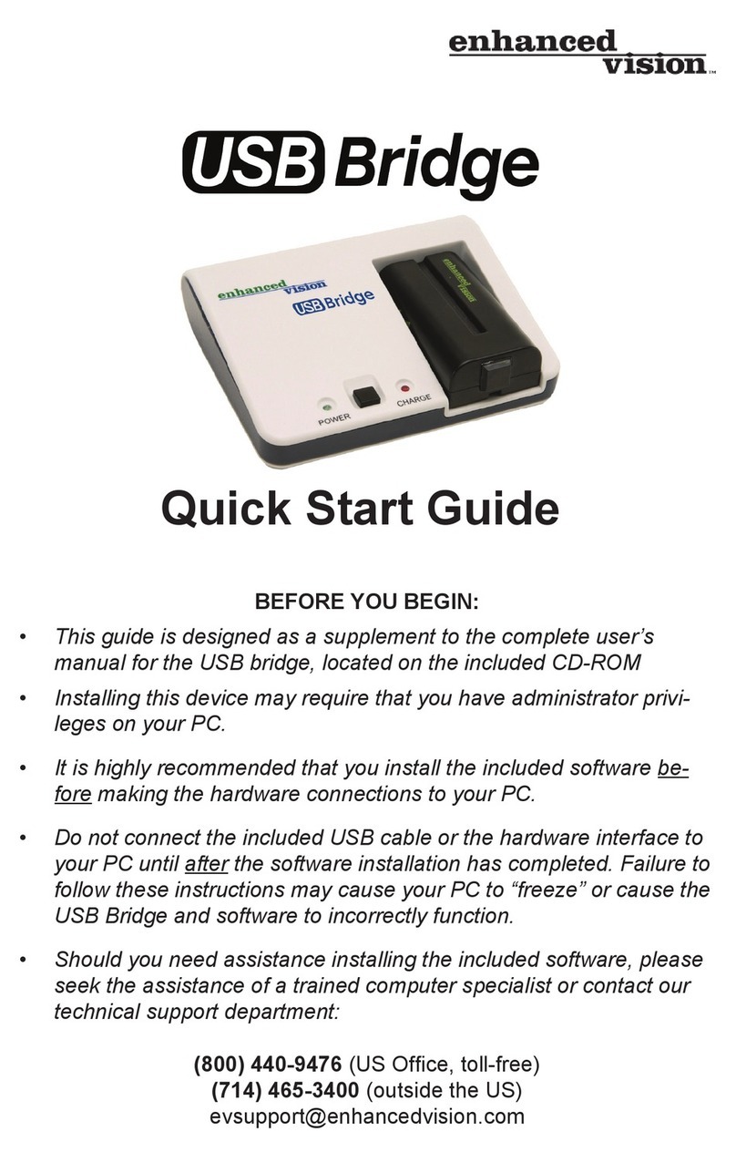 ENHANCED VISION USB Bridge quick start guide