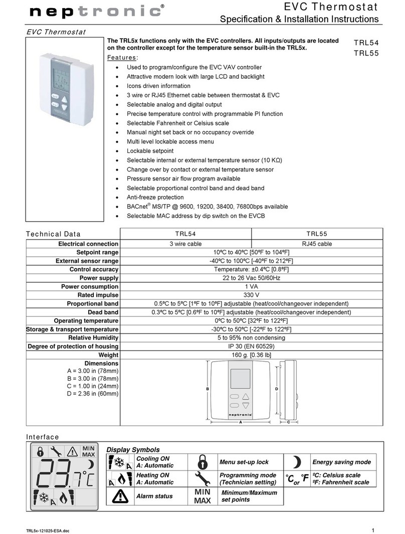 Neptronic TRL54 Service manual