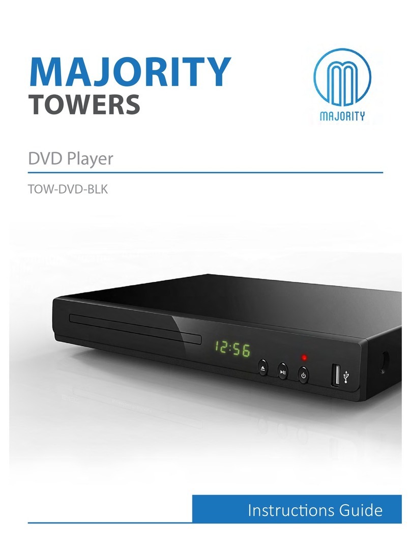 MAJORITY TOWERS TOW-DVD-BLK Instruction guide