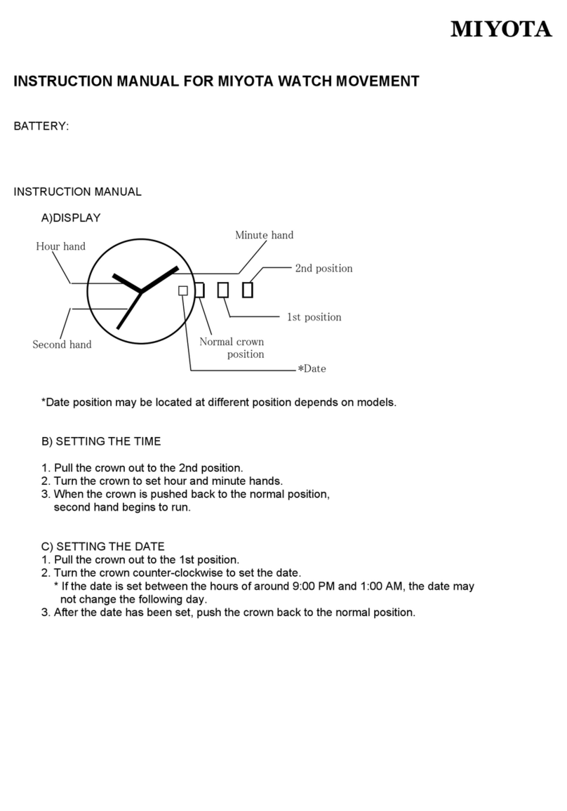 Citizen 2353 User manual