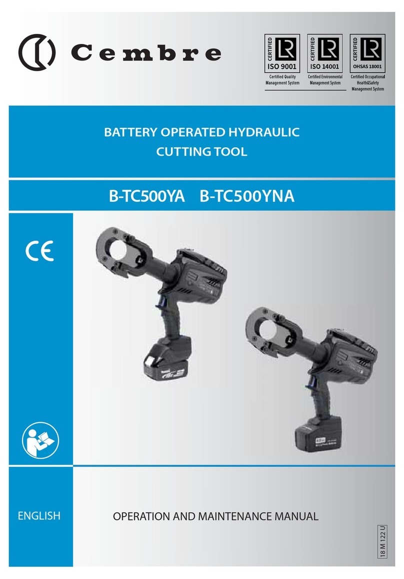 Cembre B-TC500YA User manual