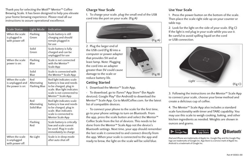 motif Mentor MT02001US user manual