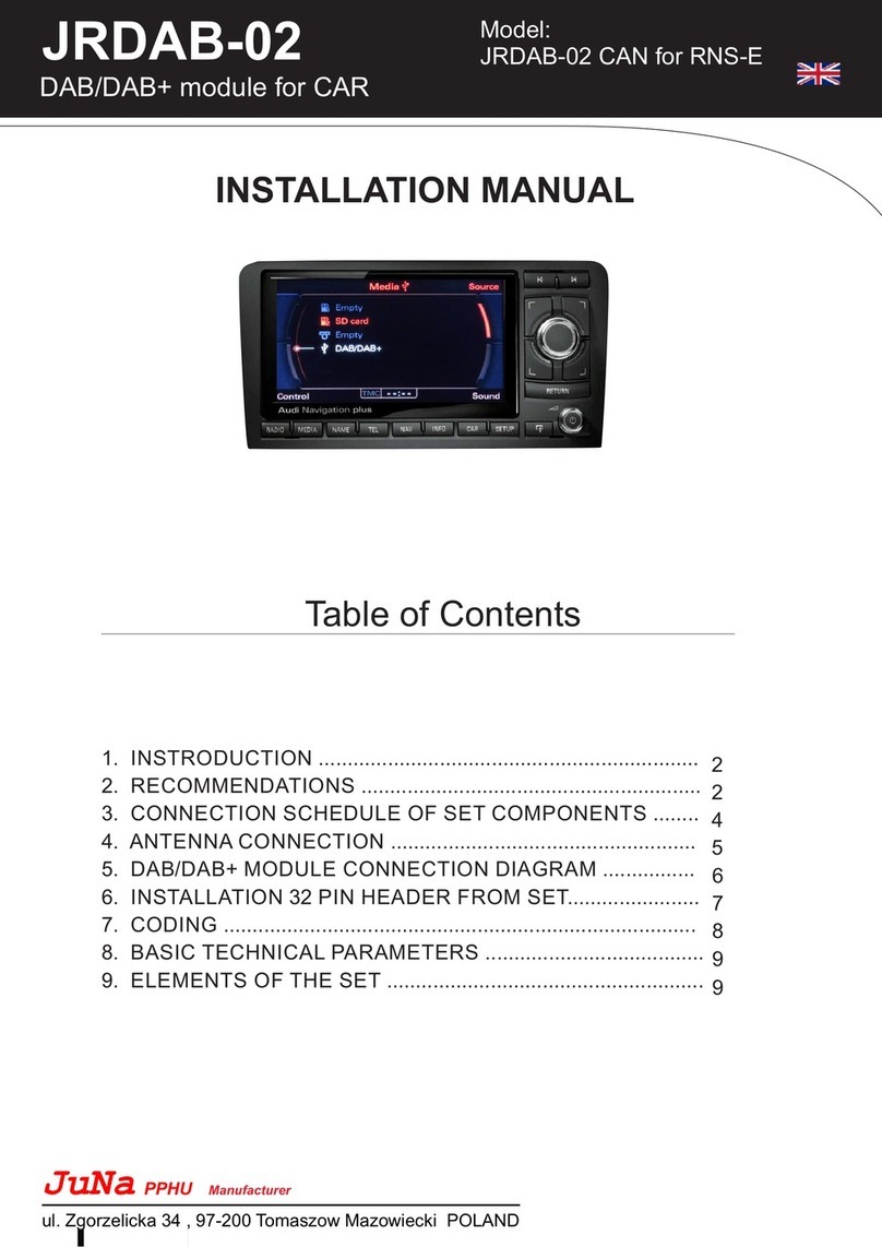 Juna JRDAB-02 installation guide