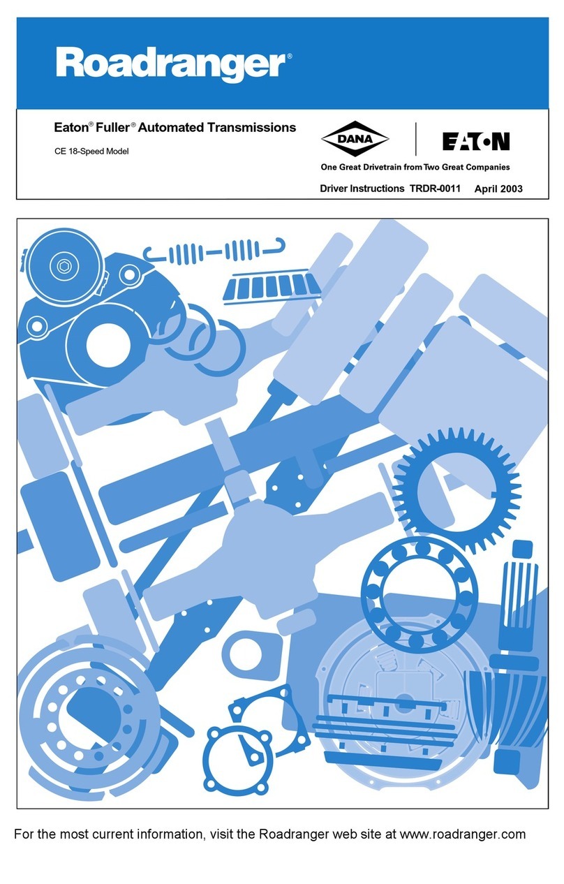Eaton Fuller Roadranger CE MT Driver manual