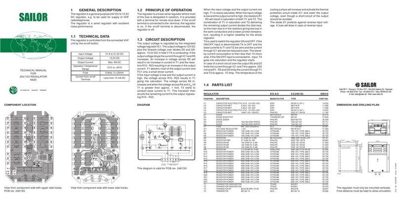 Sailor N420 User manual