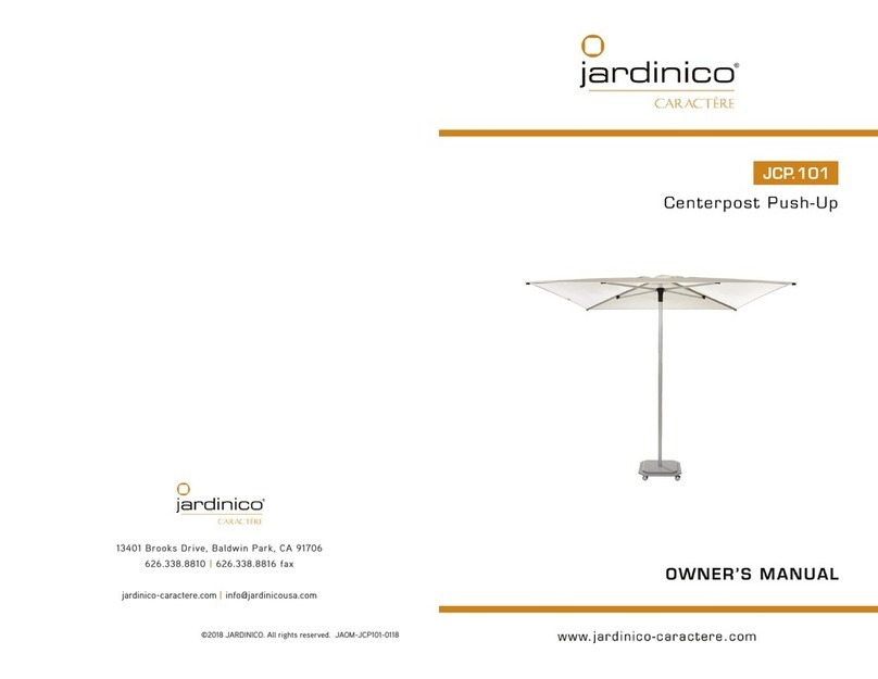 JARDINICO JCP.301 owner's manual