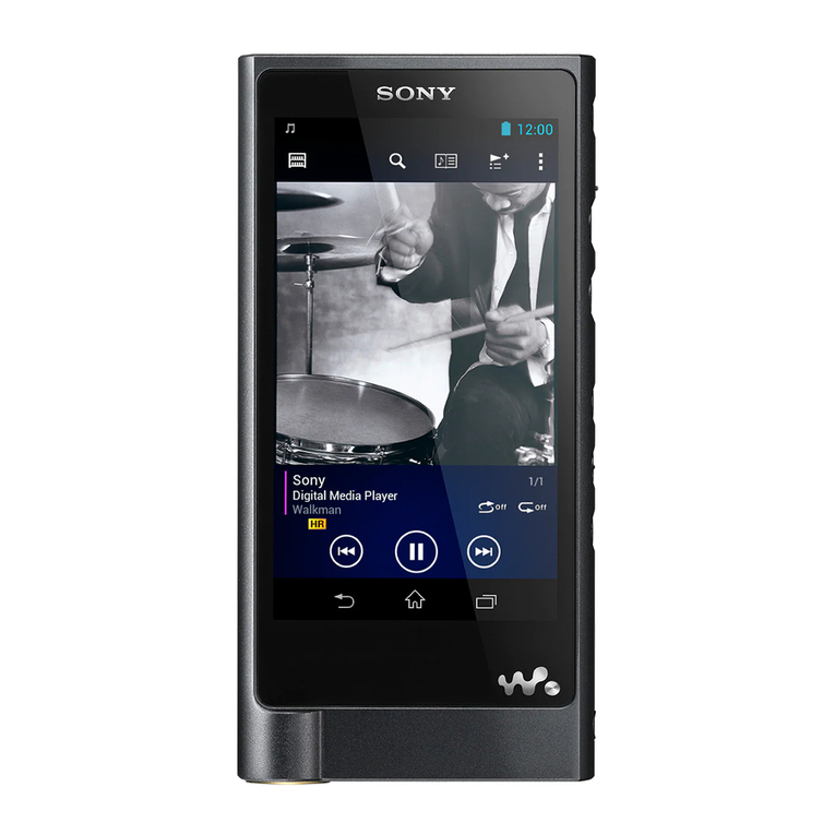 Sony Walkman NW-ZX2 User manual