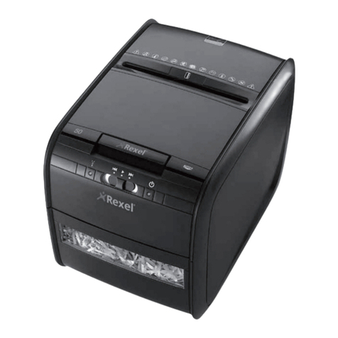 Rexel Stack and Shred Auto+50 instruction manual