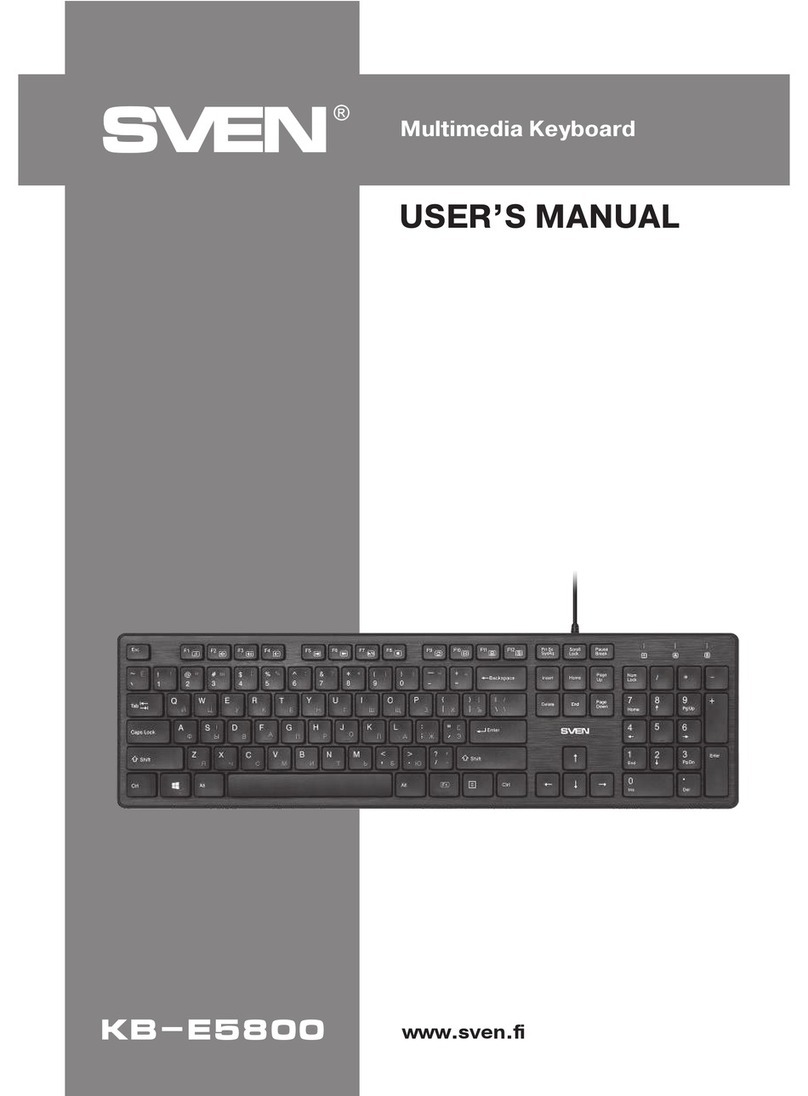 Sven KB-E5800 User manual