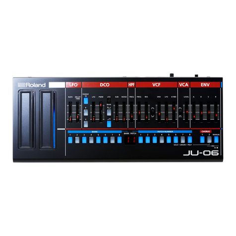 Roland Boutique JU-06 owner's manual