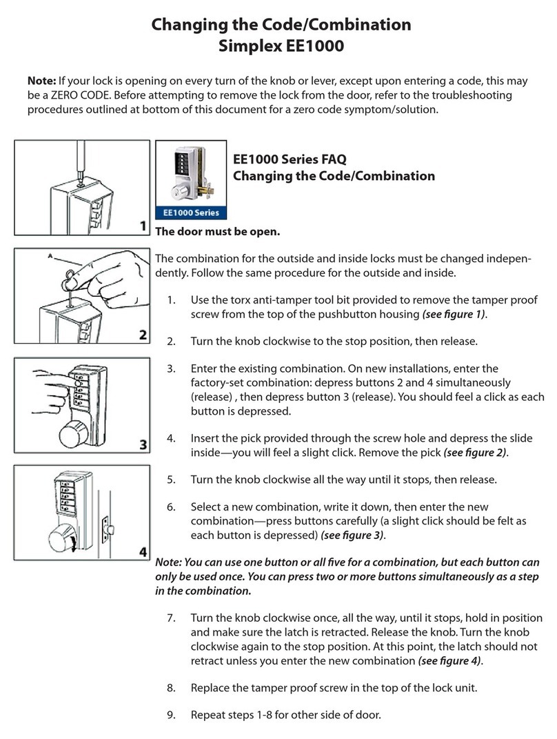 Simplex EE1000 Series User manual