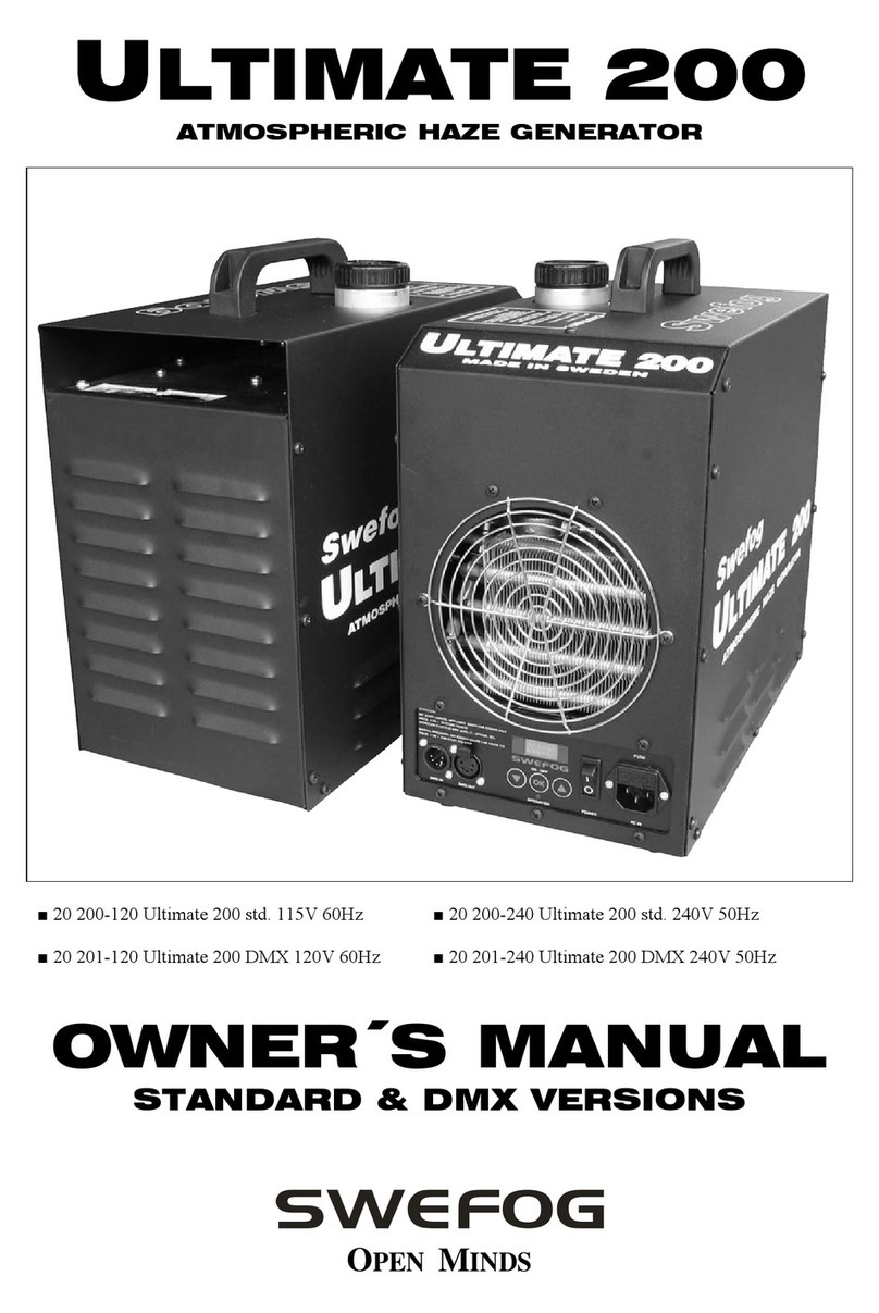 Swefog 20 200-120 User manual