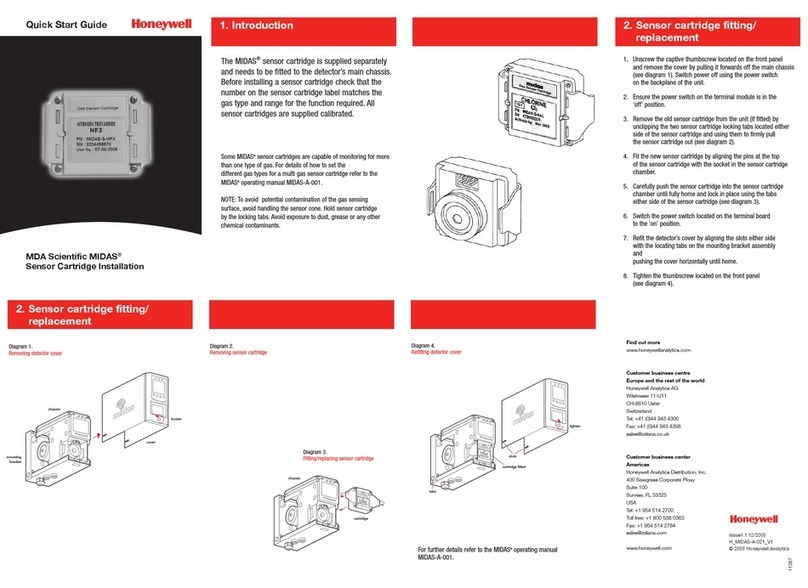 Honeywell MDA Scientific MIDAS quick start guide