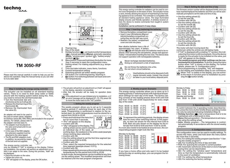 Technoline TM 3050-RF User manual
