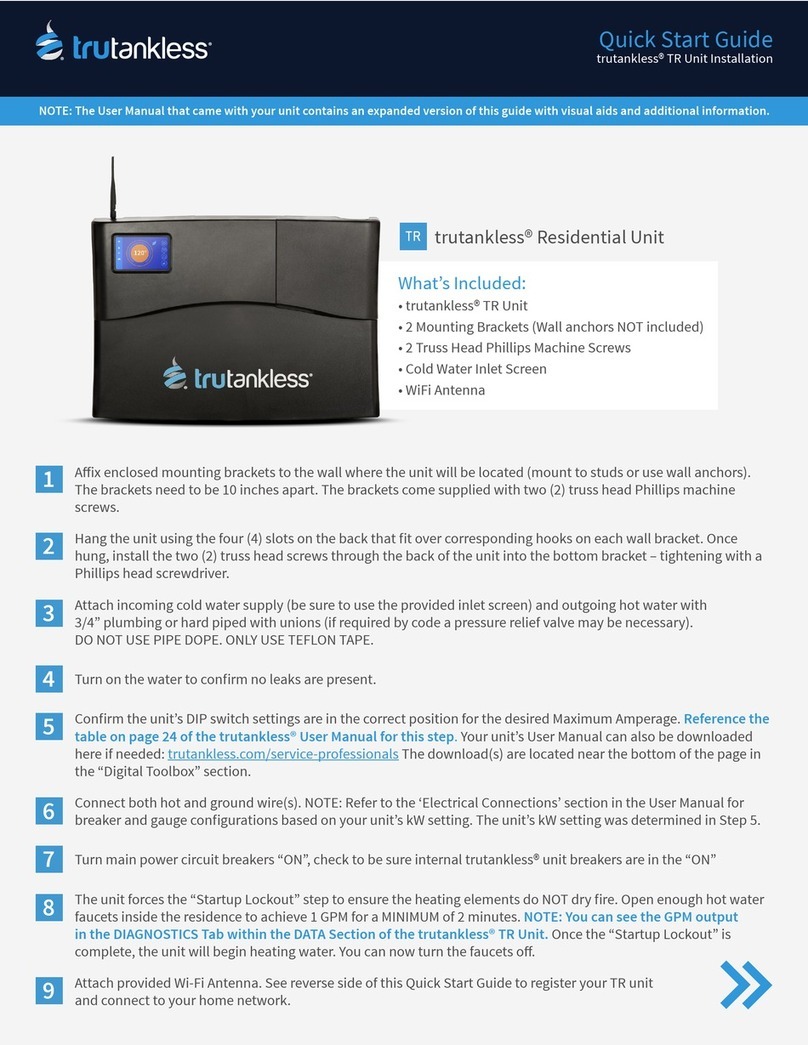 trutankless TR quick start guide