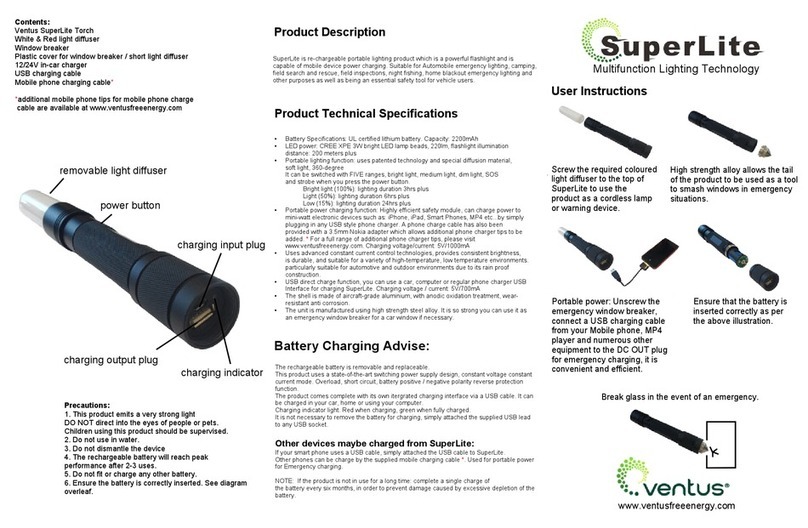 Ventus SuperLite user manual