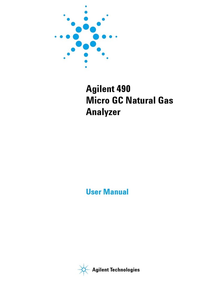 Agilent Technologies 490 Micro GC User manual