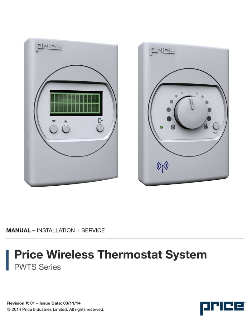 Price PWTS Series Installation and service manual