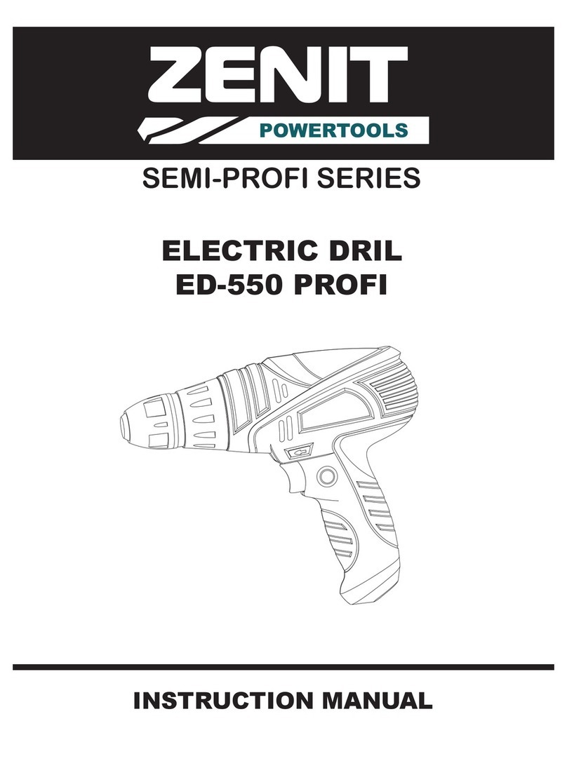 Zenit Powertools ED-550 PROFI instruction manual