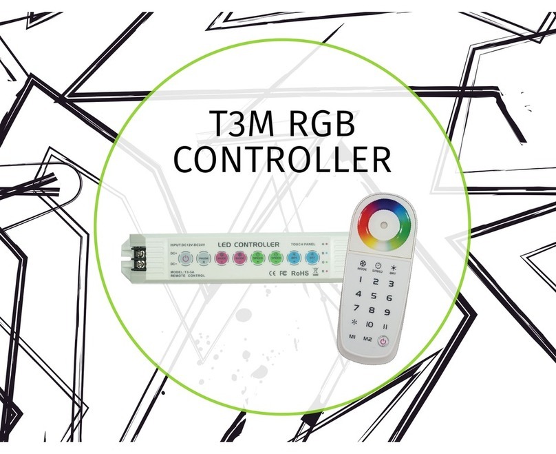 Principal LED T3M RGB owner's manual