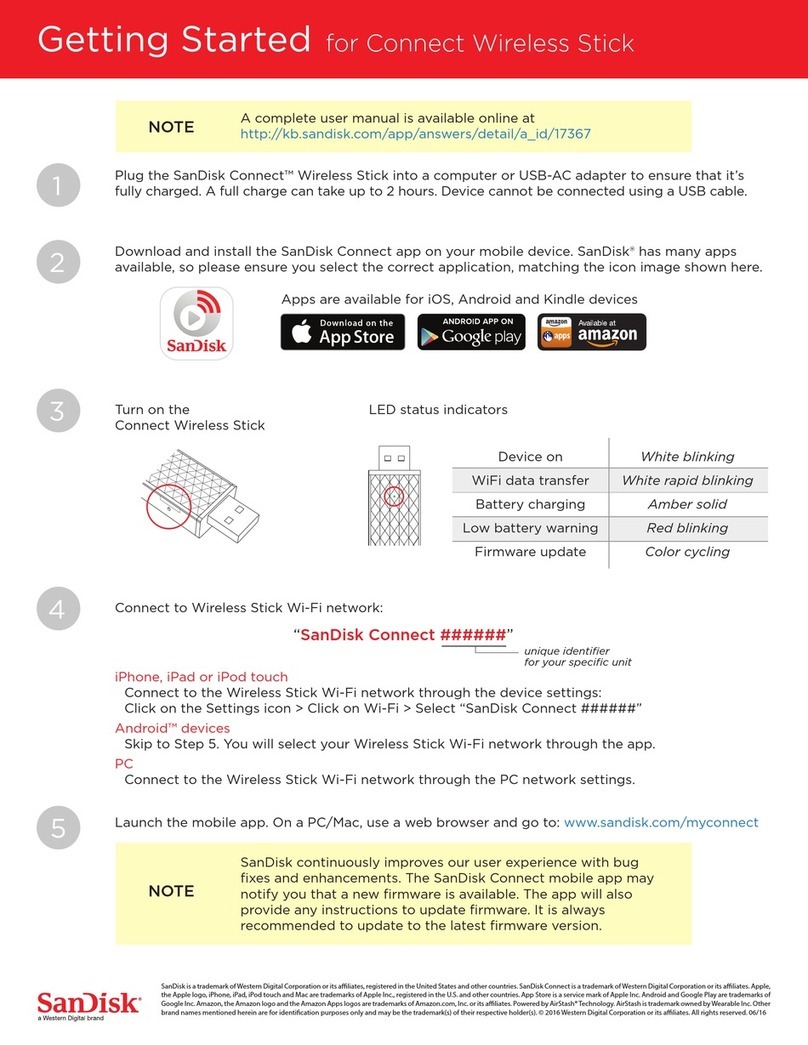 SanDisk Connect User manual