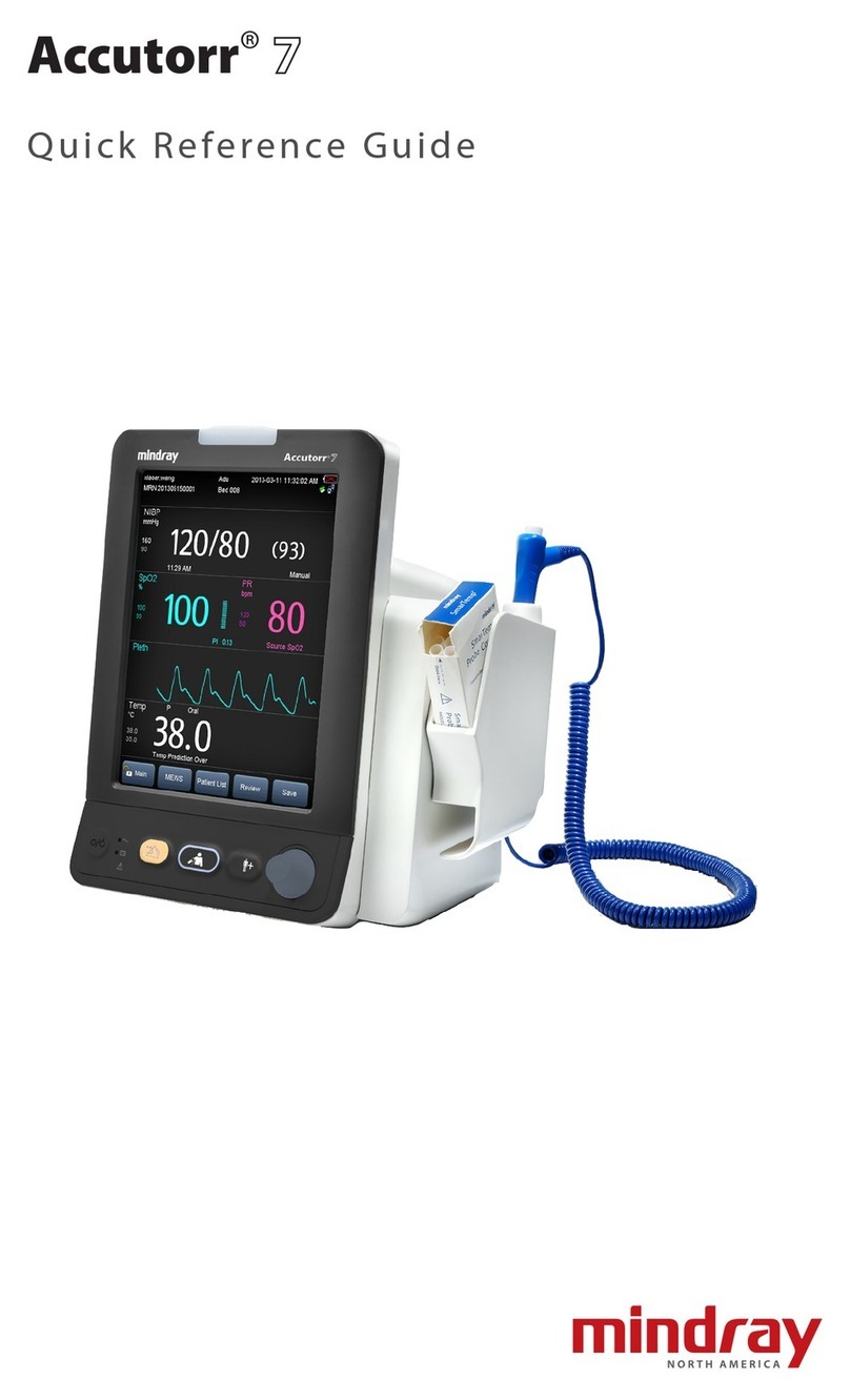 Mindray Accutorr 7 User manual