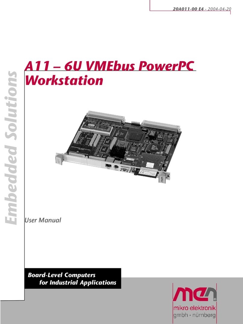 MEN Mikro Elektronik A11 User manual