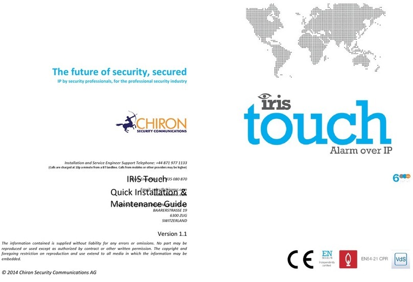Chiron Iris Touch Maintenance Guide