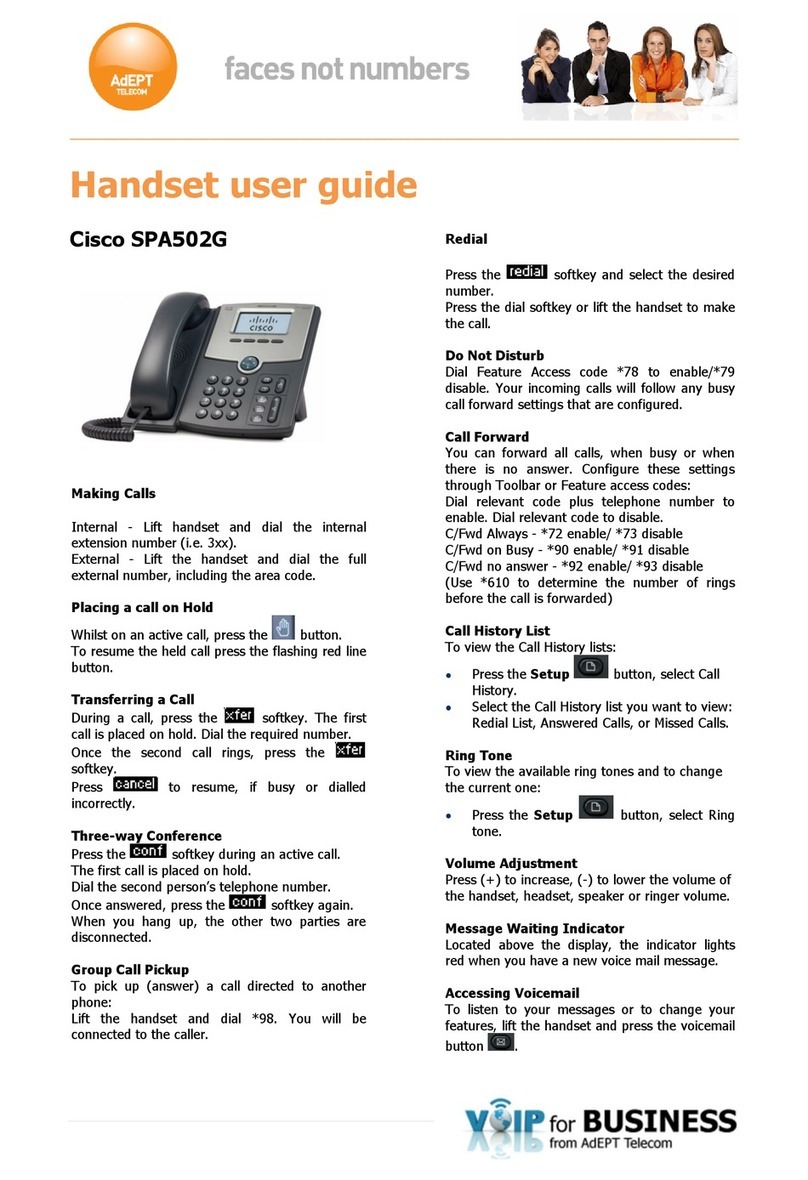 Cisco Small Business Pro SPA 502G User manual