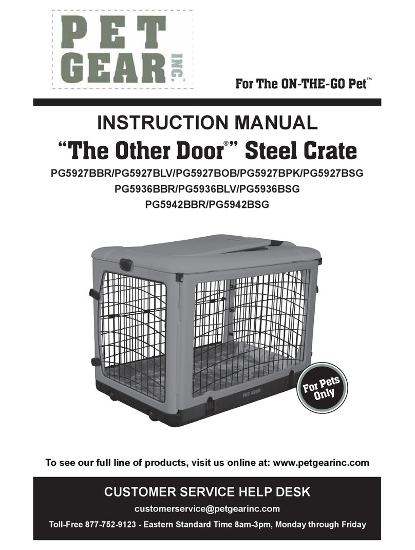Pet Gear PG5927BBR instruction manual