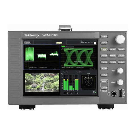 Tektronix WFM6100 Opt. MB User manual