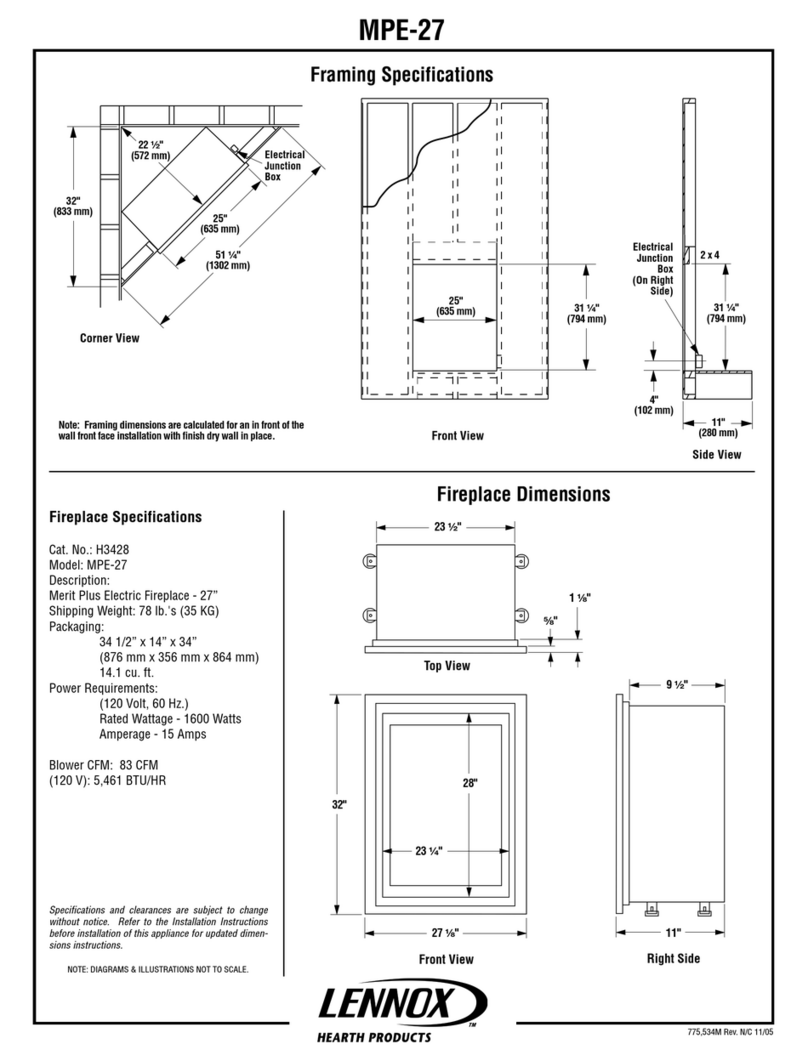 Lennox MPE-27 User manual
