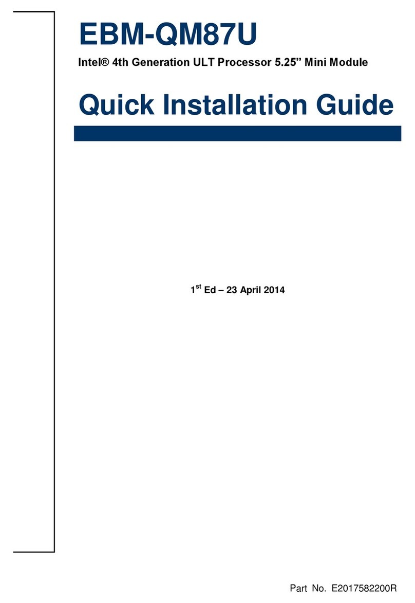 Avalue Technology EBM-QM87U Quick installation guide Avalue Technology EBM-QM87U Quick installation guide