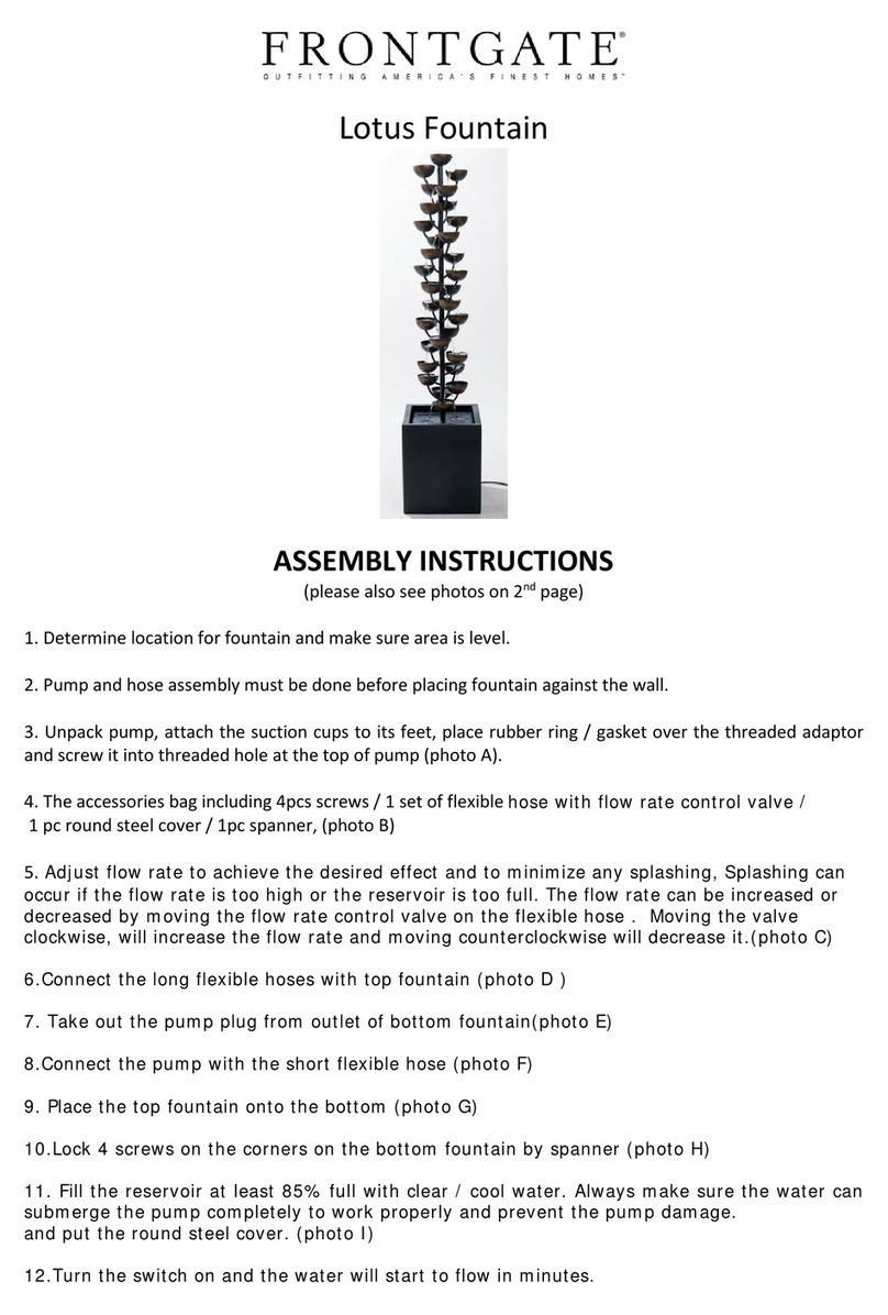 Frontgate 154855 Assembly instructions