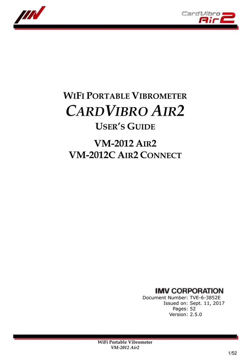 IMV CardVibro Air2 User manual