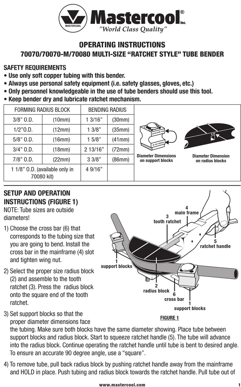 Master cool 70070 User manual