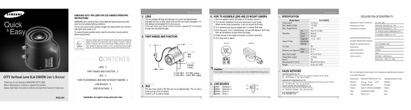 Samsung SLA-3580DN User manual