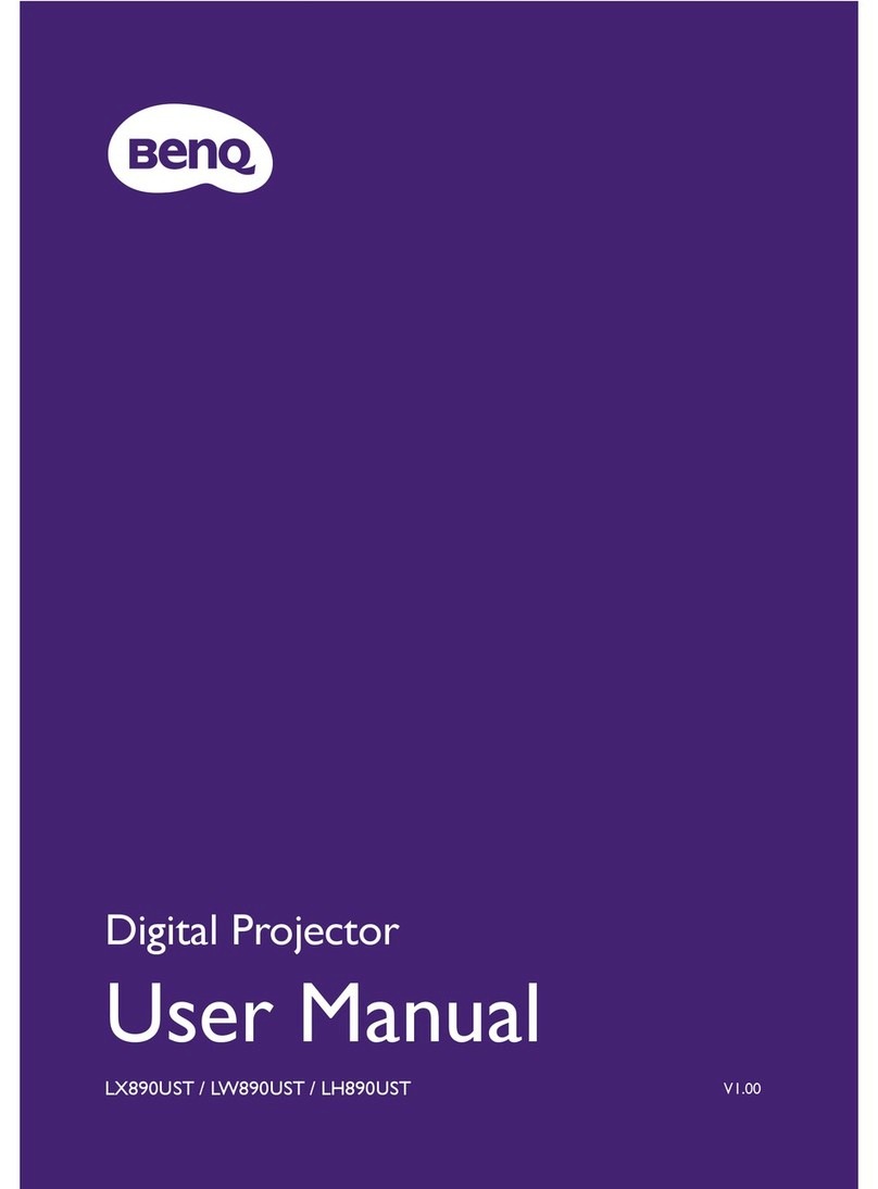 BenQ LX890UST User manual