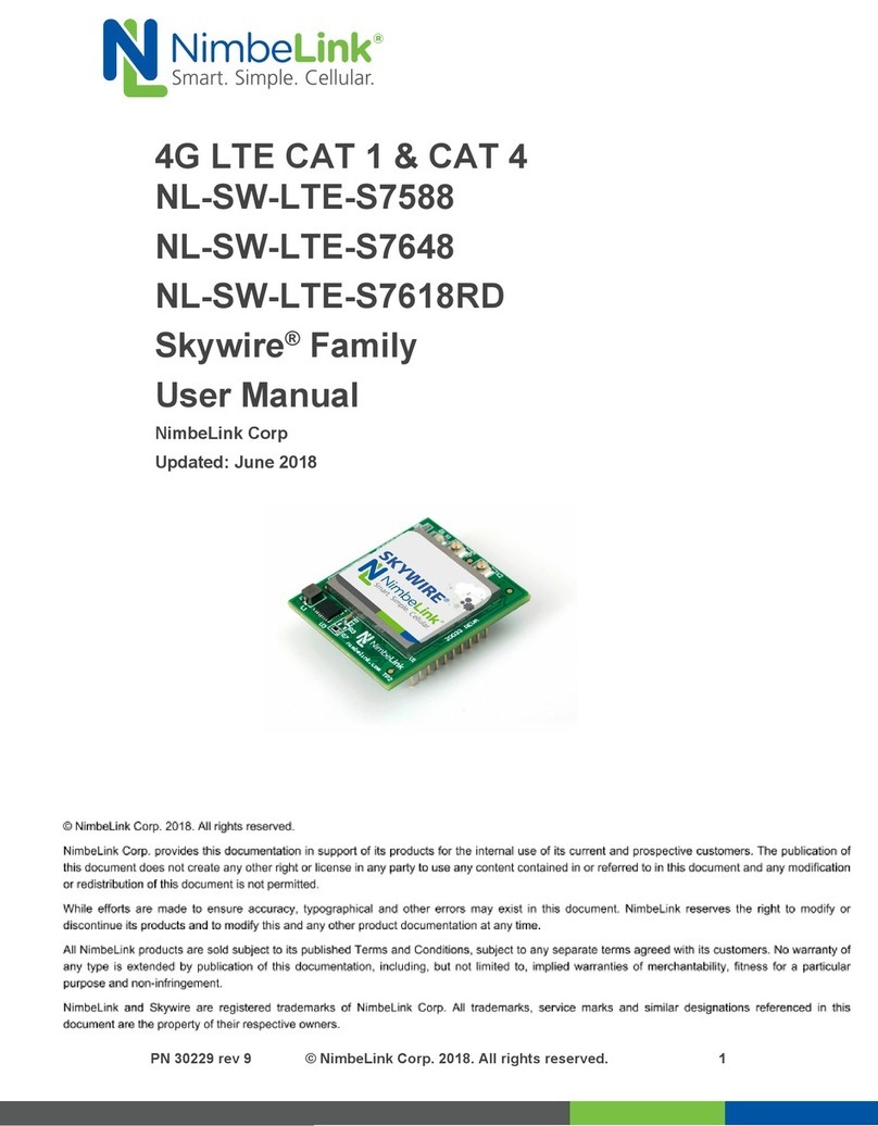 NimbeLink NL-SW-LTE-S7588 user manual