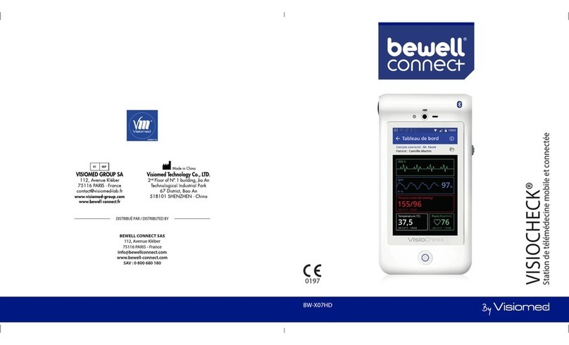 VISIOMED Visiocheck BW-X07HD User manual VISIOMED Visiocheck BW-X07HD User manual