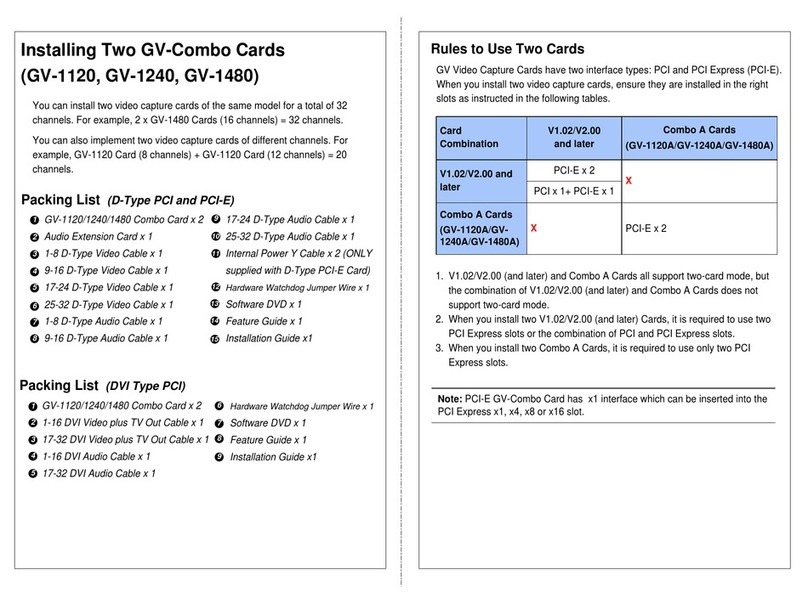 GeoVision GV-1120 Wiring diagram