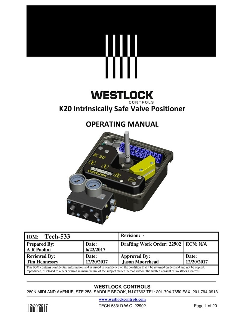 Westlock K20 operating manual