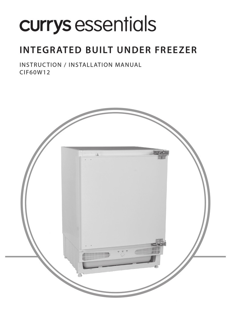 Currys Essentials CIF60W12 Parts list manual