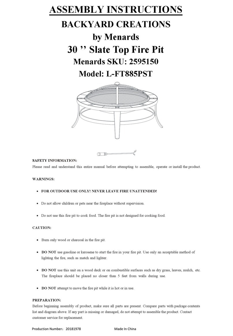 Menards L-FT885PST User manual